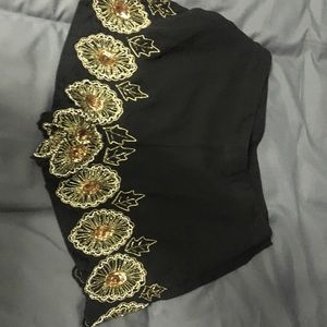 Embellished shorts small